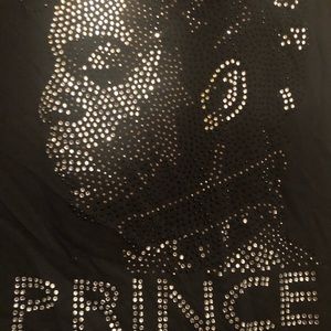 Prince rhinestone T-shirt